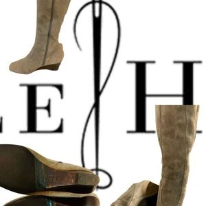 Cole Haan Taupe Ankle Booties